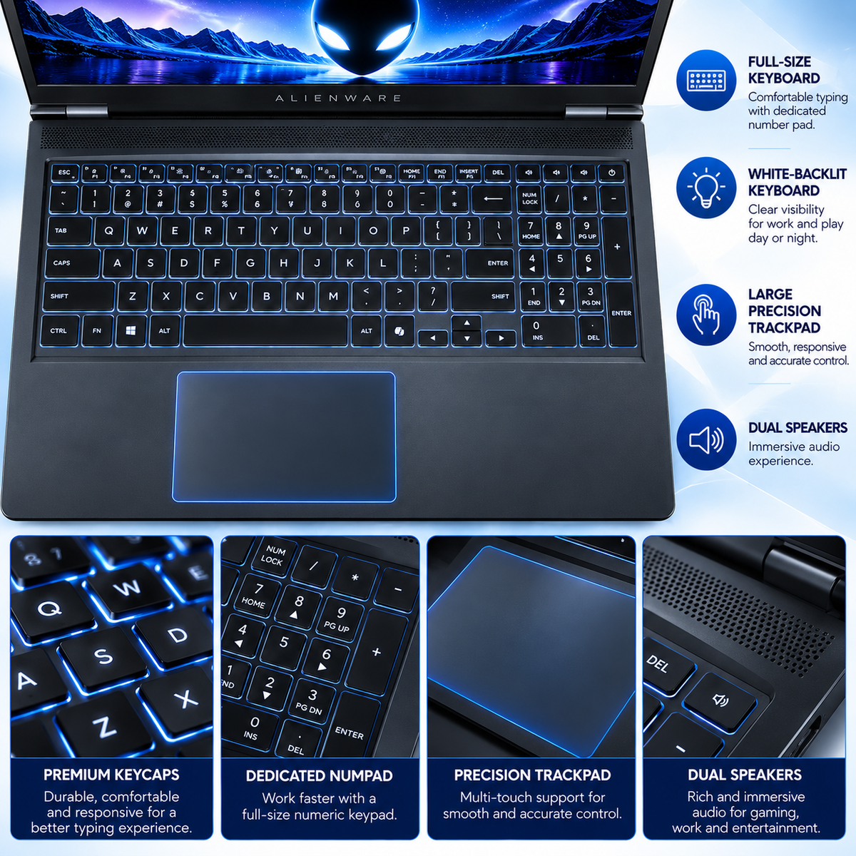 Dell Alienware 15.3" Gaming Laptop – Ryzen 5, RTX 4050