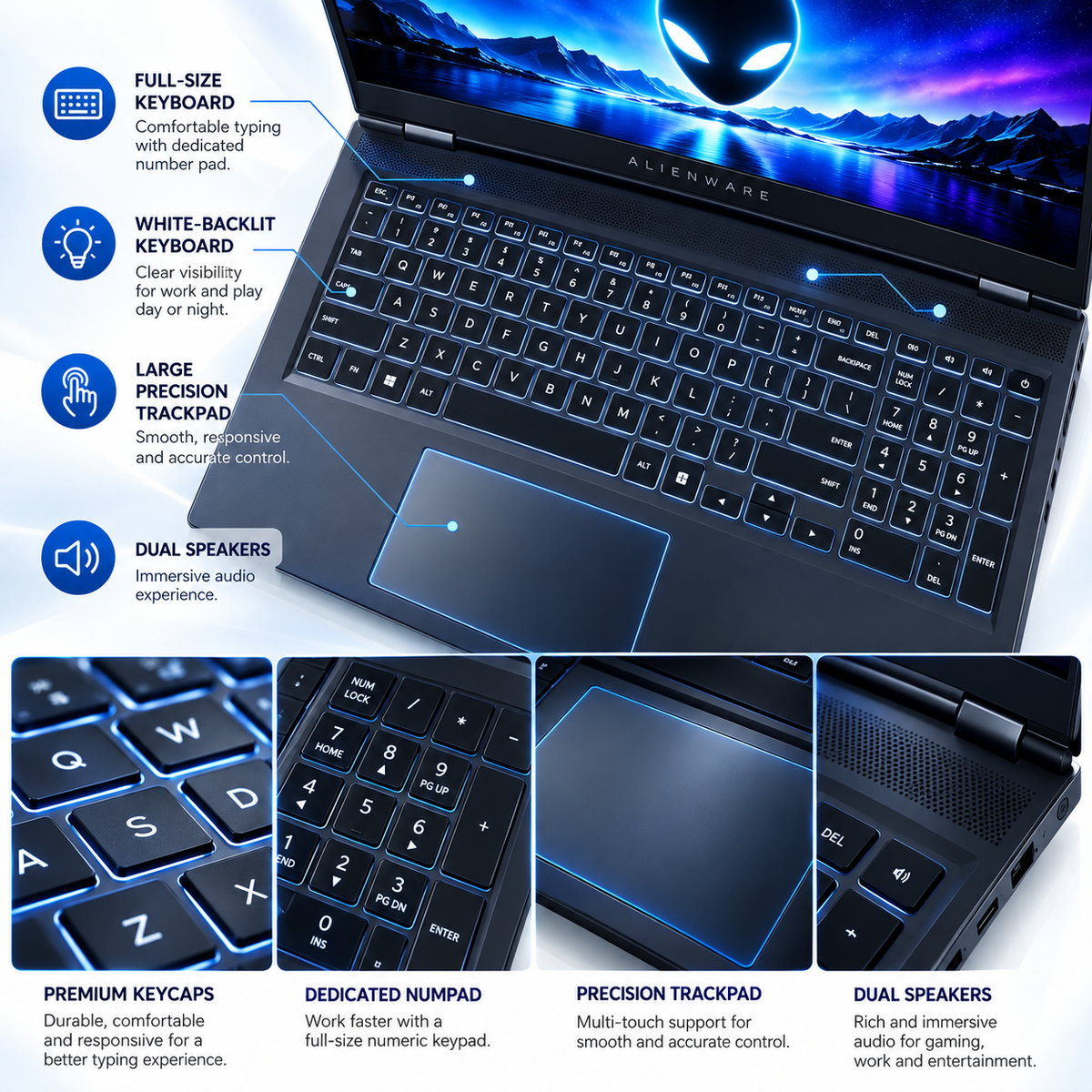 Dell Alienware 15.3" Gaming Laptop – Ryzen 5, RTX 4050
